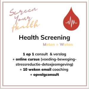 Coaching traject – Screen Your Health