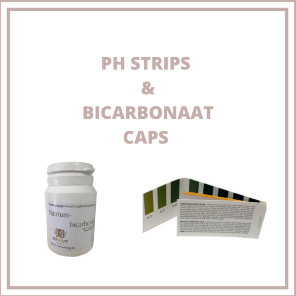 PH strips en Bicarbonaatcaps