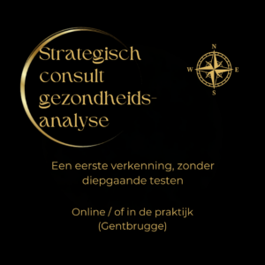 Strategisch consult – eerste gezondheidsanalyse